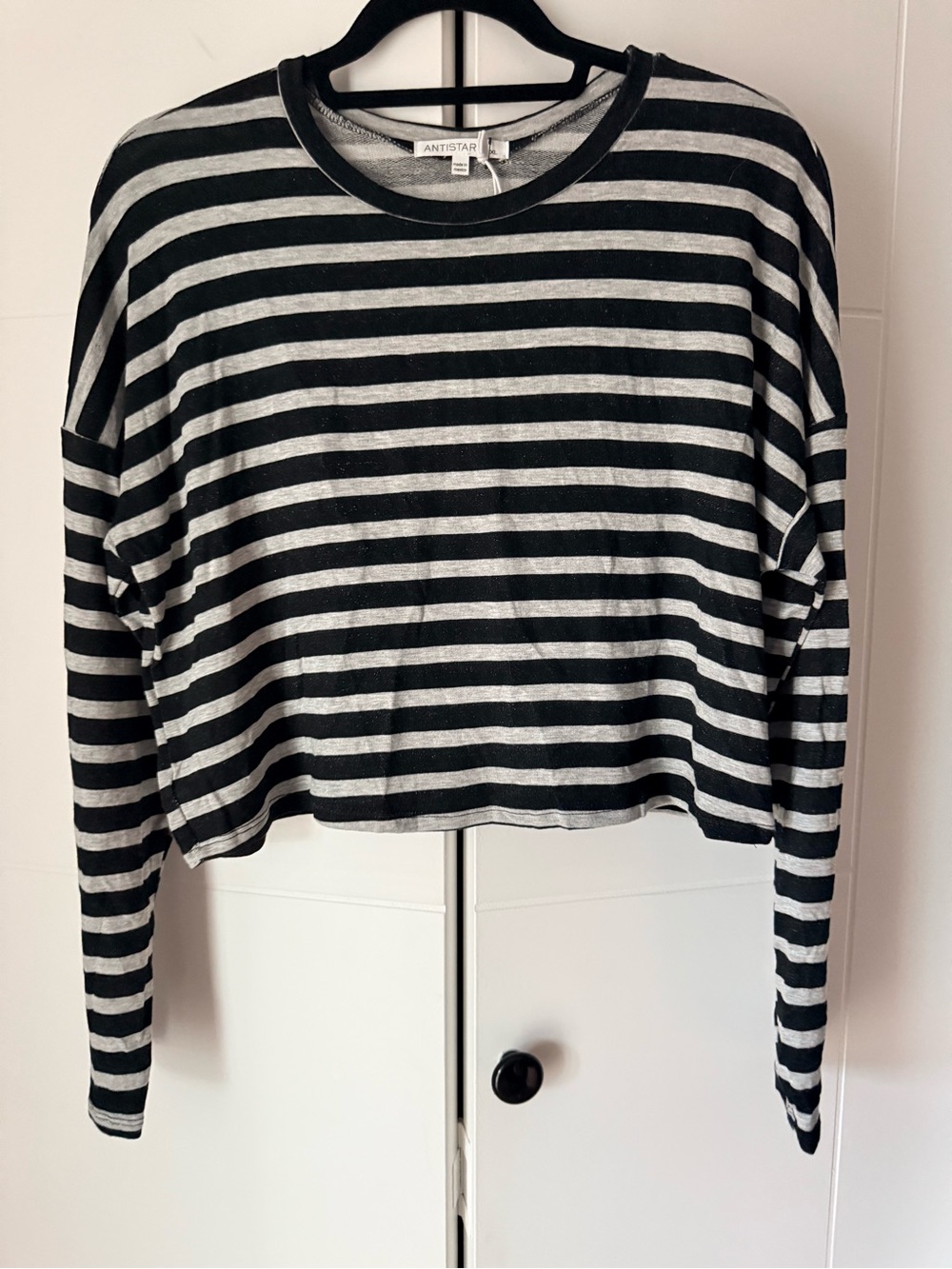 Antistar Cropped Knit Long Sleeved Top NWT